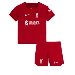Liverpool kläder Barn 2022-23 Hemmatröja Kortärmad (+ korta byxor)